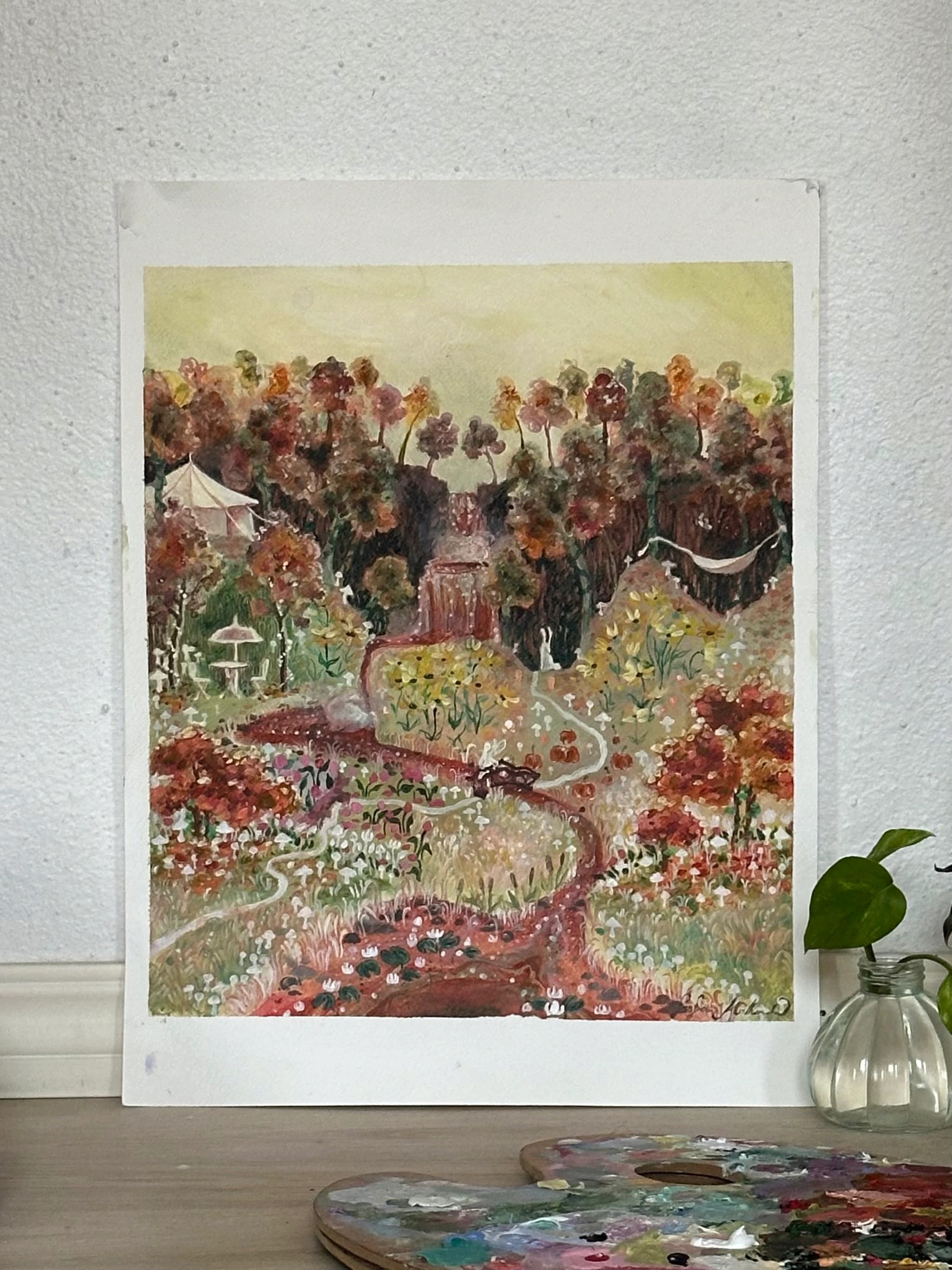 Autumn Forest — artwork by Sofia Malkamäki