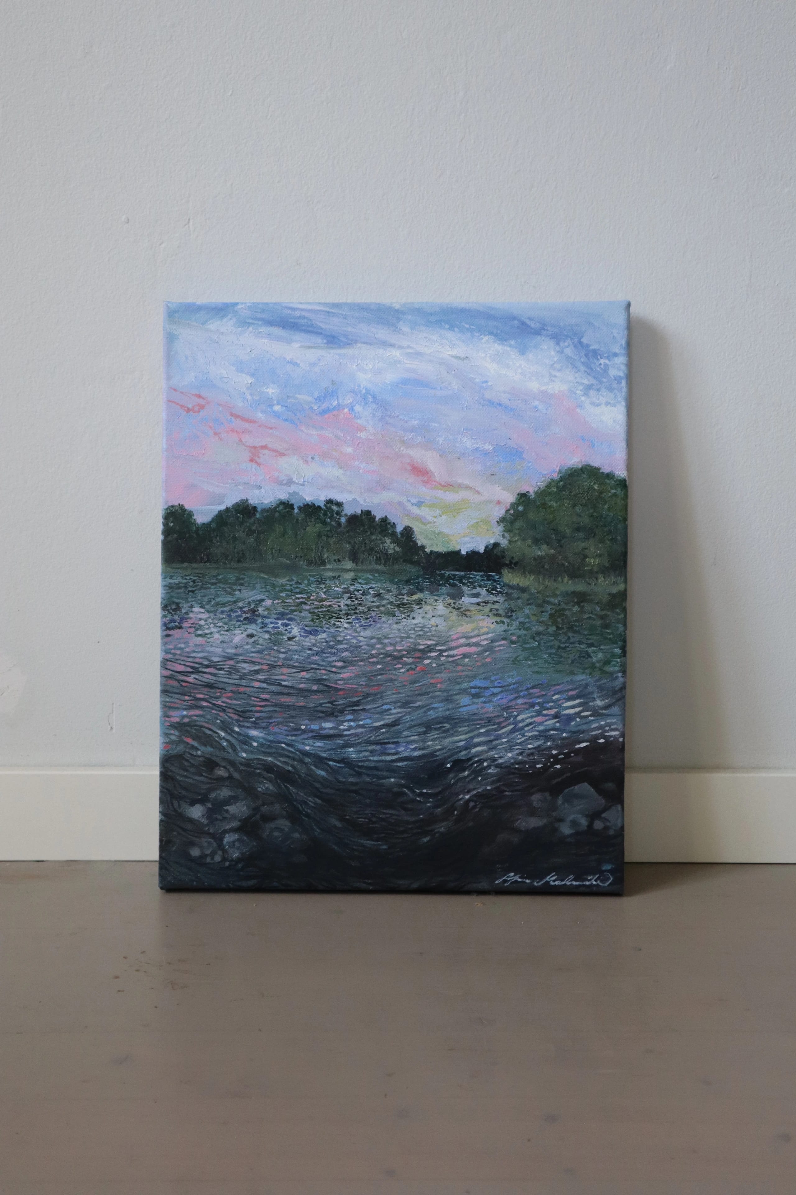 Sunset — artwork by Sofia Malkamäki